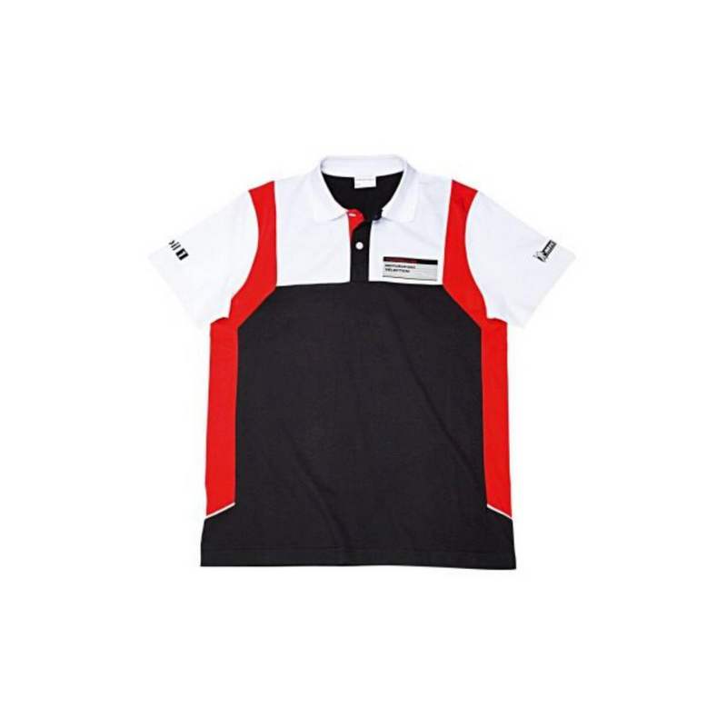 Porsche Genuine Porsche Motorsport Collection Polo Shirt Black/White/Red - WAP79800S0F WAP79800S0F