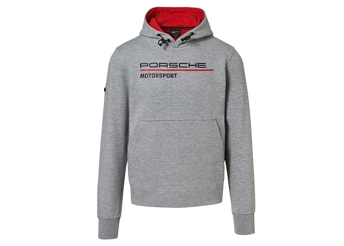 Porsche Genuine Porsche Motorsport Fanwear Collection Hoodie Grey - WAP8163XL0LFMS WAP8163XL0LFMS