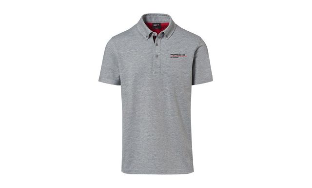 Porsche Genuine Porsche Motorsport Fanwear Collection Polo Shirt Grey - WAP80300S0LFMS WAP80300S0LFMS