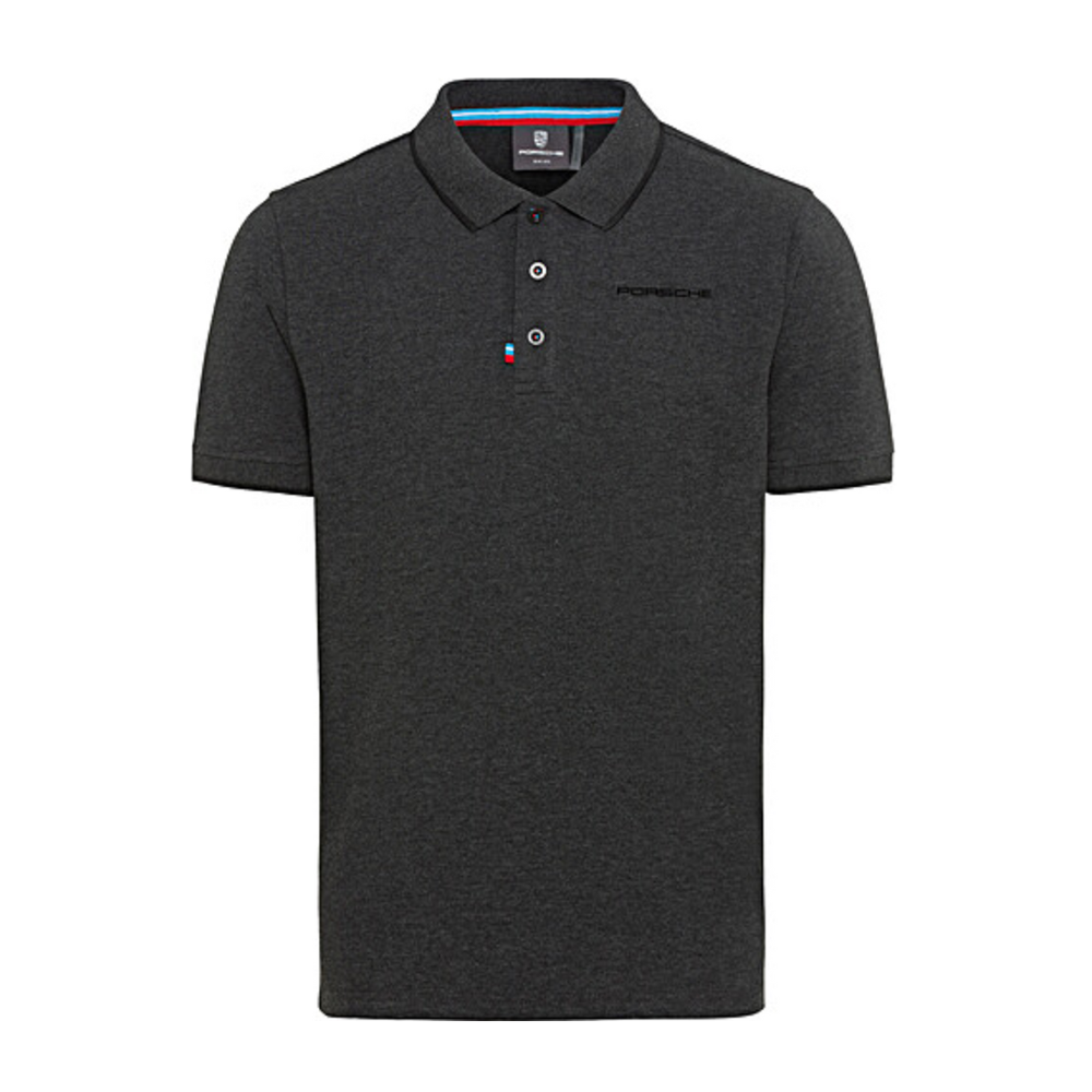 Porsche Genuine Porsche Polo Shirt 75Y Grey Melange - WAP1310XS0P75Y WAP1310XS0P75Y