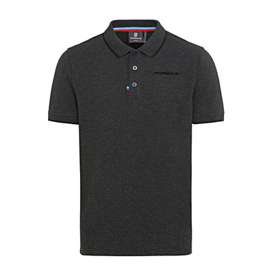 Porsche Genuine Porsche Polo Shirt 75Y Grey Melange - WAP1310XS0P75Y WAP1310XS0P75Y