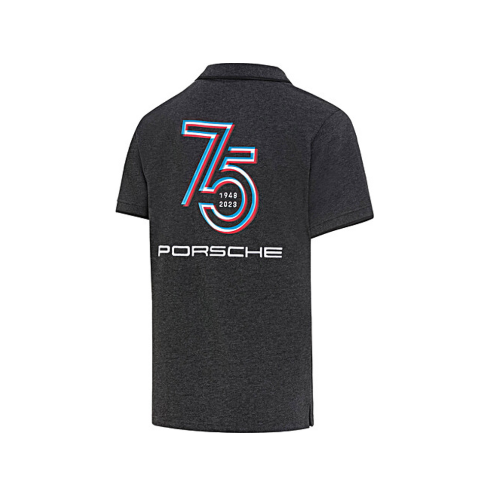 Porsche Genuine Porsche Polo Shirt 75Y Grey Melange - WAP1310XS0P75Y WAP1310XS0P75Y