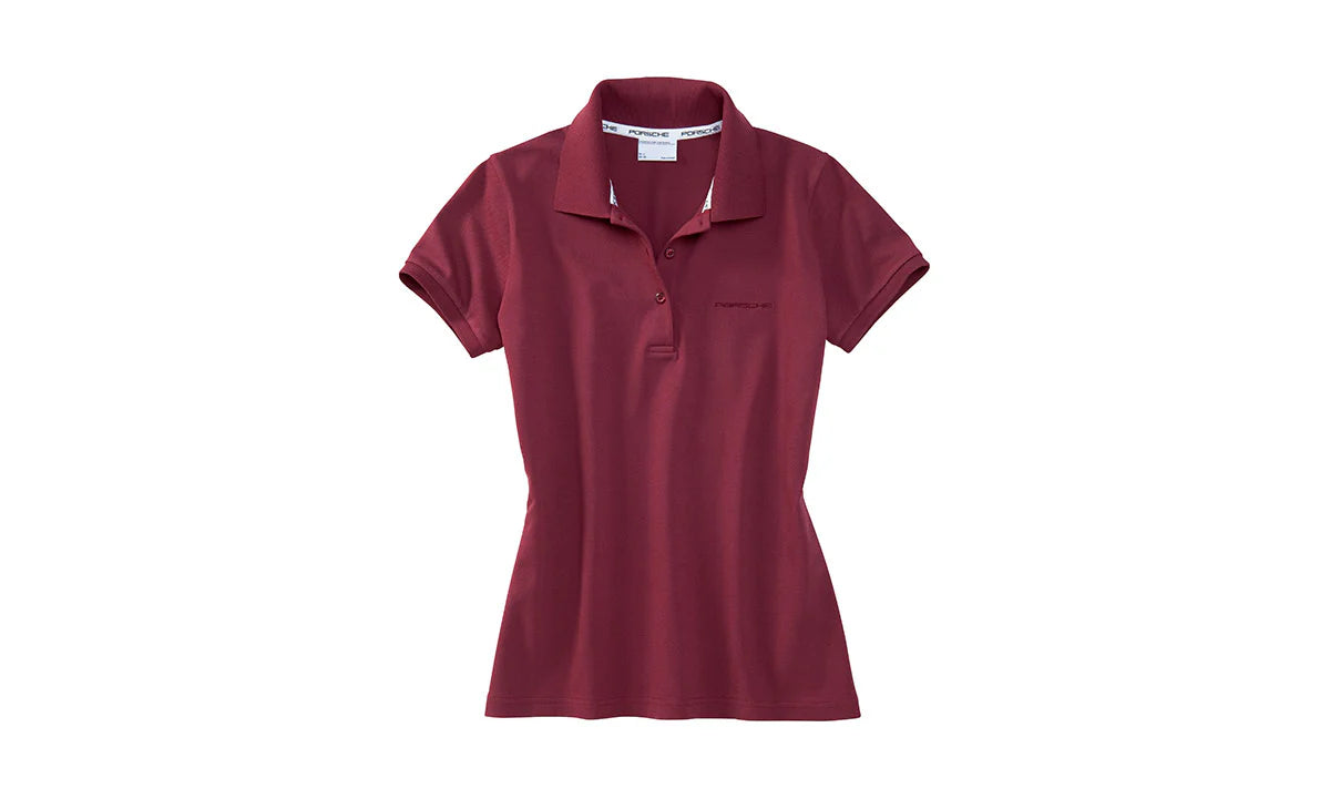 Porsche Genuine Porsche Polo Shirt Porsche-Logo Burgundy - WAP90800S0E WAP90800S0E
