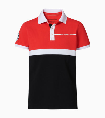 Porsche Genuine Porsche Polo Shirt Red Black White - WAP4631580MSZG WAP4631580MSZG