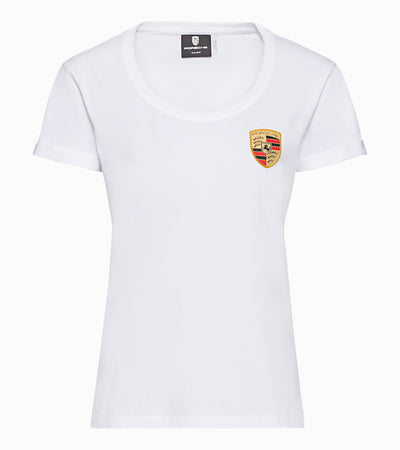Porsche Genuine Porsche Porsche Crest T-Shirt White - WAP7260XS0NPOR WAP7260XS0NPOR