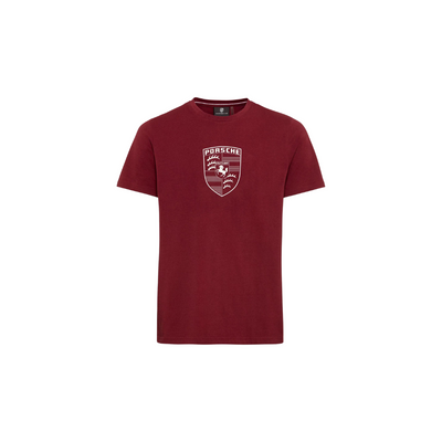 Porsche Genuine Porsche Porsche Crest T-shirt Red - WAP67100S0PESS WAP67100S0PESS
