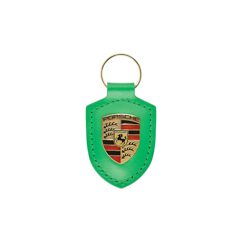 Porsche Genuine Porsche Python Green Crest Keyring - WAP0500330NWSA WAP0500330NWSA