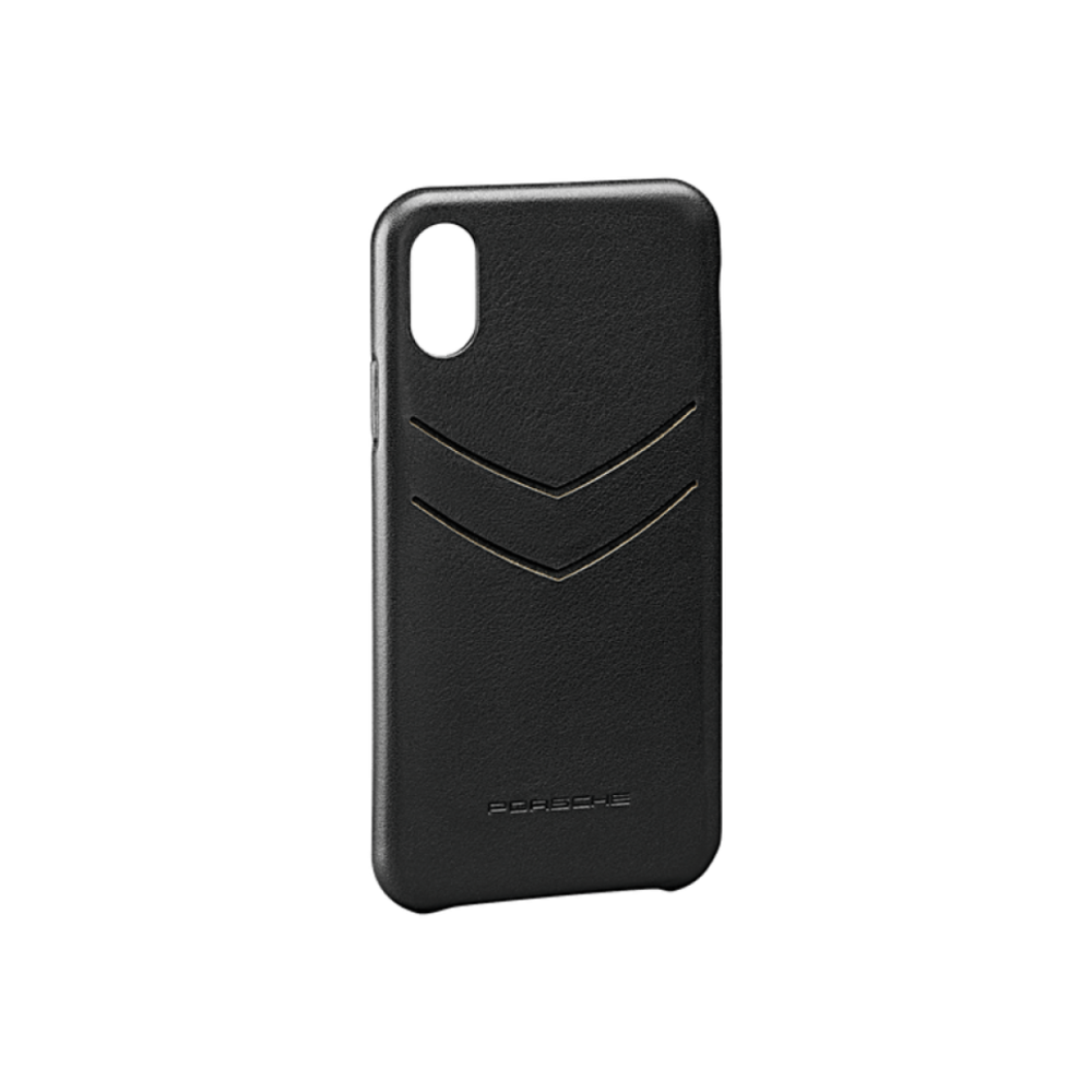 Porsche Genuine Porsche Snap On Case Iphone XR Leather Black - WAP0300020KIPH WAP0300020KIPH