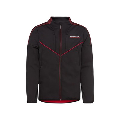 Porsche Genuine Porsche Softshell Jacket Black/Red - WAP1200XS0NFMS WAP1200XS0NFMS