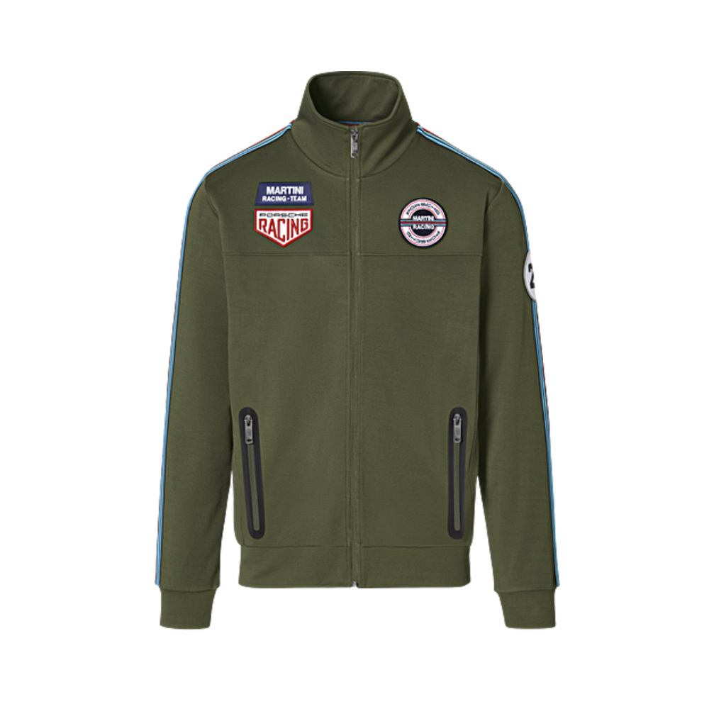 Porsche Genuine Porsche Sweat Jacket Olive Green - WAP5523XL0M0MR WAP5523XL0M0MR