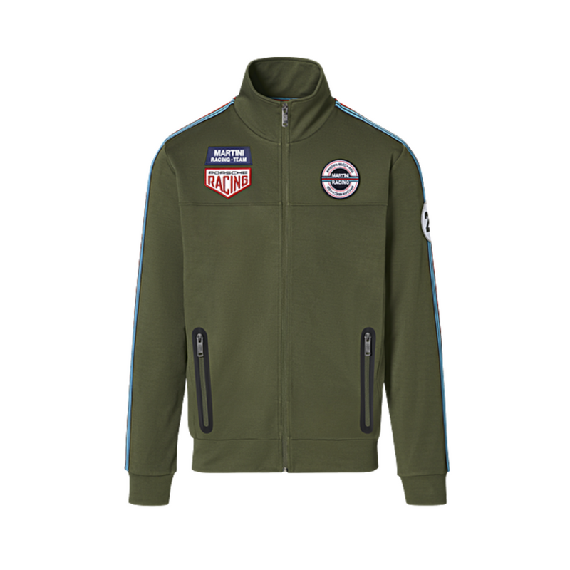 Porsche Genuine Porsche Sweat Jacket Olive Green - WAP5523XL0M0MR WAP5523XL0M0MR