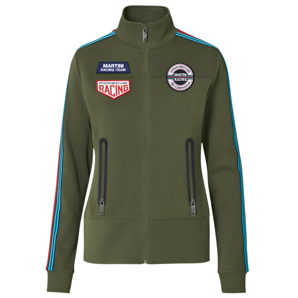 Porsche Genuine Porsche Sweat Jacket Olive - WAP556XXL0M0MR WAP556XXL0M0MR