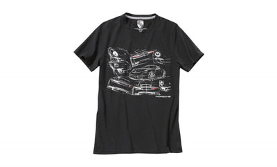 Porsche Genuine Porsche T-Shirt 911 Black - WAP66400S0G WAP66400S0G