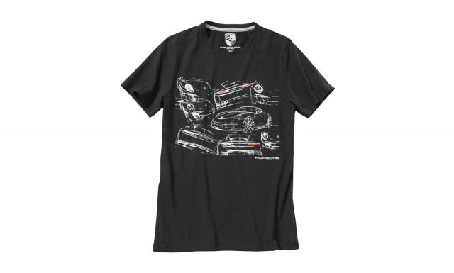 Porsche Genuine Porsche T-Shirt 911 Black - WAP66400S0G WAP66400S0G