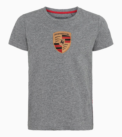Porsche Genuine Porsche T-Shirt Children's Grey Melange - WAP9621220PRS2 WAP9621220PRS2