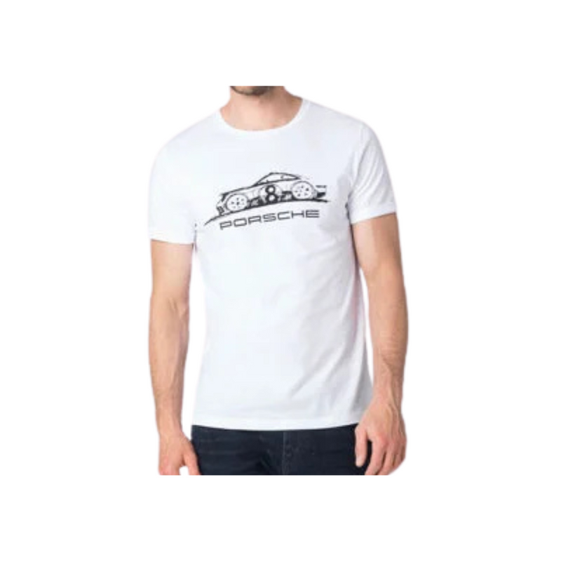 Porsche Genuine Porsche T-Shirt White - WAP7230XS0NPOR WAP7230XS0NPOR