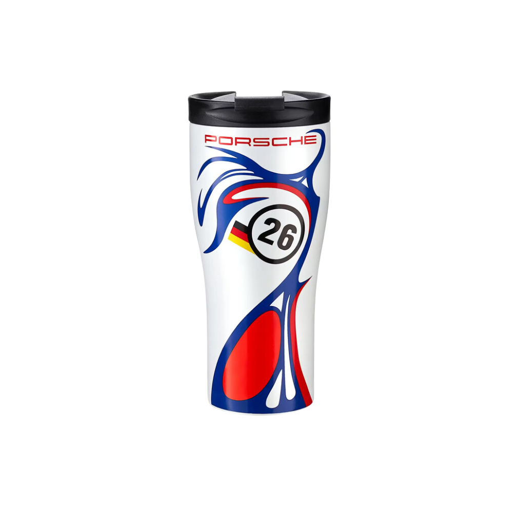Porsche Genuine Porsche Thermo Cup Red/White/Blue - WAP0506180RTHB WAP0506180RTHB