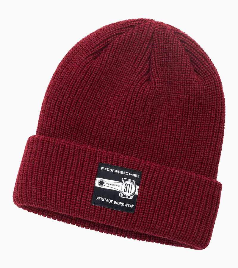 Porsche Genuine Porsche Woolly Hat Bordeaux Red - WAP6700020PESS WAP6700020PESS