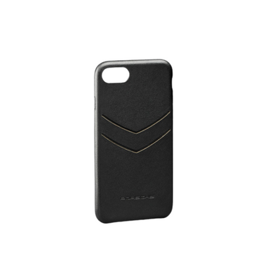 Porsche Genuine Porsche iPhone 8 Snap-On Case Black Leather - WAP0300210K WAP0300210K