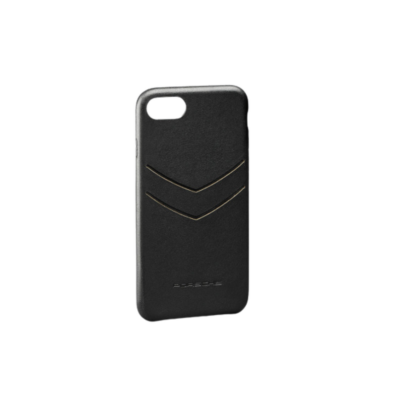 Porsche Genuine Porsche iPhone 8 Snap-On Case Black Leather - WAP0300210K WAP0300210K