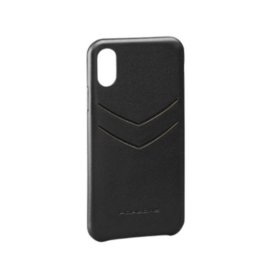 Porsche Genuine Porsche iPhone XS Max Snap-On Case Black Leather - WAP0300040KIPH WAP0300040KIPH