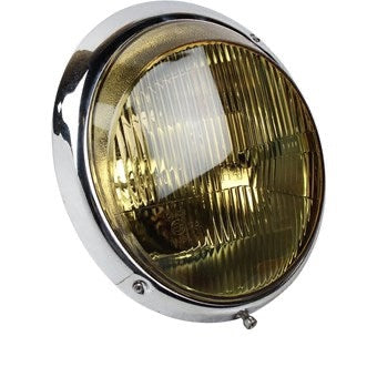 Porsche H4 Headlight with Amber Lens - 911/912 65-83 911-631-110-01