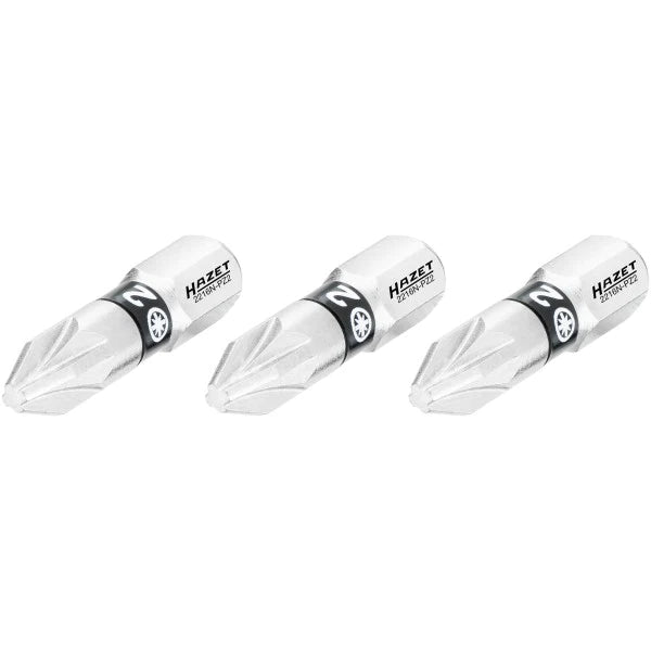 Porsche Hazet HZ2216N-PZ2/3 Pozi Bits - 3 Piece HZ2216N-PZ2/3