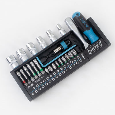 Porsche Hazet HZ2300SH-1 Smartholder 1/4 in Socket/Bit Set - 39 Pieces HZ2300SH-1