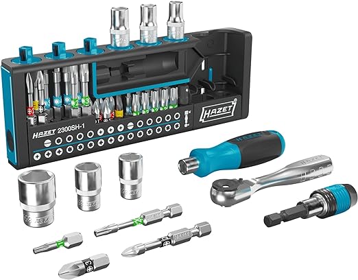 Porsche Hazet HZ2300SH-1 Smartholder 1/4 in Socket/Bit Set - 39 Pieces HZ2300SH-1