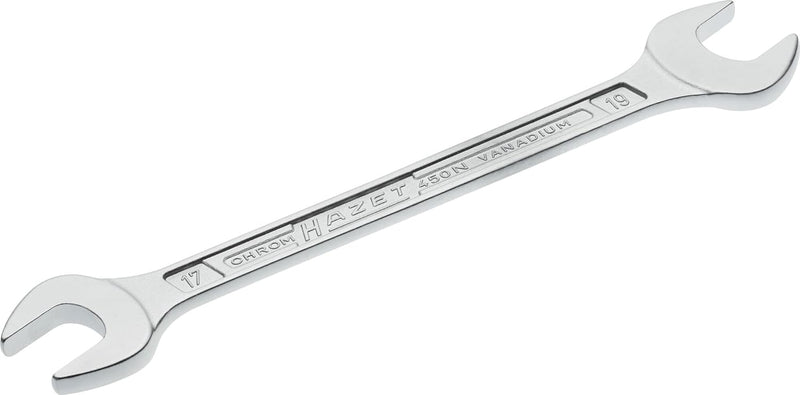 Porsche Hazet HZ450N-17X19 Double Open-End Wrench 17 x 19mm HZ450N-17X19