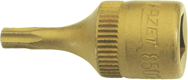 Porsche Hazet HZ8502-T8 T8 Torx Titanium-Nitride 1/4 in Socket HZ8502-T8