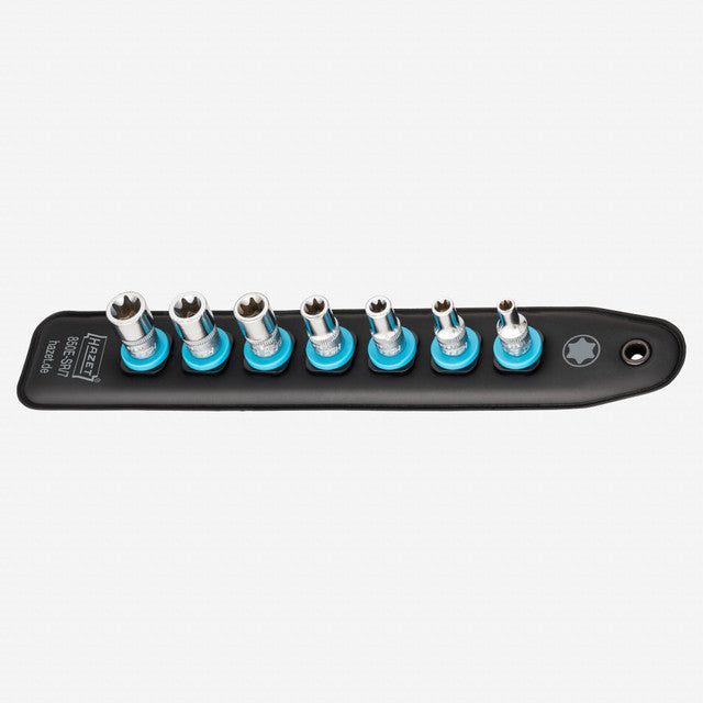 Porsche Hazet HZ850E-SR/7 SmartRail External Torx Socket Set - 7 Pieces HZ850E-SR/7