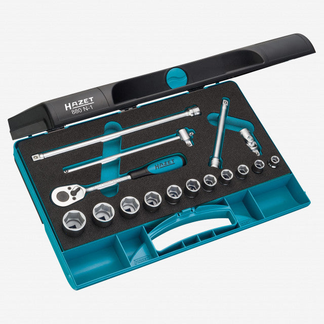 Porsche Hazet HZ880N-1 16 Pc 3/8 in Socket Set HZ880N-1