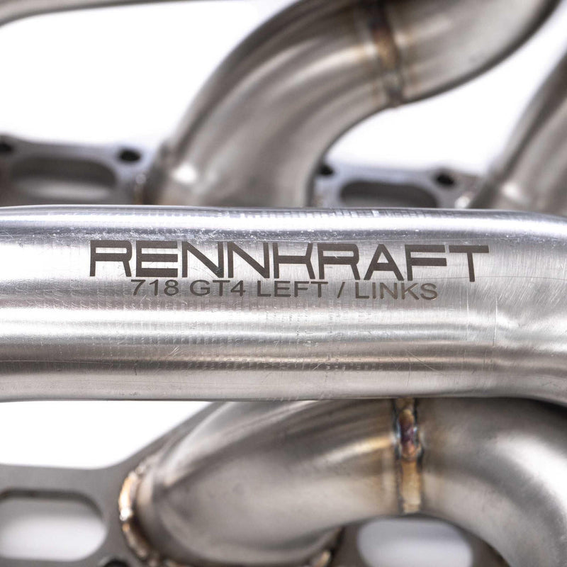 Porsche Headers And Catalytic Converters - Boxster | Cayman | 2020-2023 FS-POR-718GT4-MDLRHDR-SC