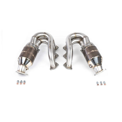 Porsche Headers And Catalytic Converters - Boxster | Cayman | 2020-2023 FS-POR-718GT4-MDLRHDR-SC