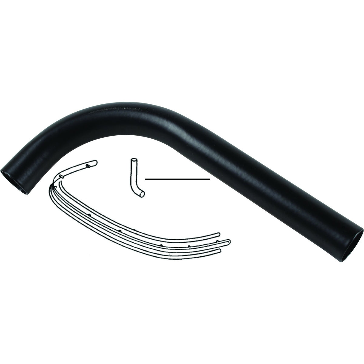 Porsche Headlight Conduit Support Tube - 911 65-68 - 912 65-68 901-631