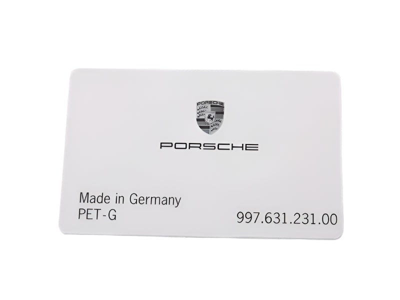 Porsche Headlight Release Card - 911 05-11 997-631-231-00