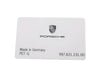Porsche Headlight Release Card - 911 05-11 997-631-231-00