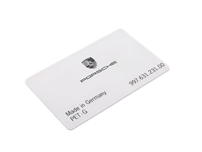Porsche Headlight Release Card - 911 05-11 997-631-231-00