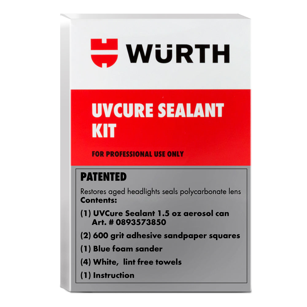 Porsche Headlight Restoration UVCure Sealant Kit 1893573850