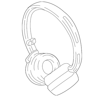 Porsche Headphones - 971035631 - Panamera 971035631