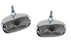 Porsche Hella 128 Fog Light Set - Clear - 356B/356C/911/912 60-69 SMC-631-SET