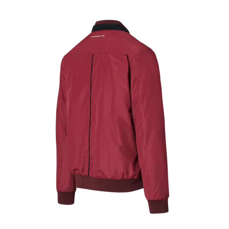 Porsche Heritage Mens Red Bomber Jacket