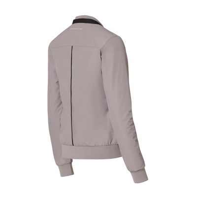 Porsche Heritage Womens Beige Bomber Jacket