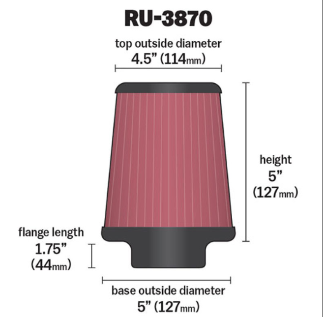 Porsche High-Flow Air Filter