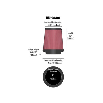 Porsche High-Flow Air Filter