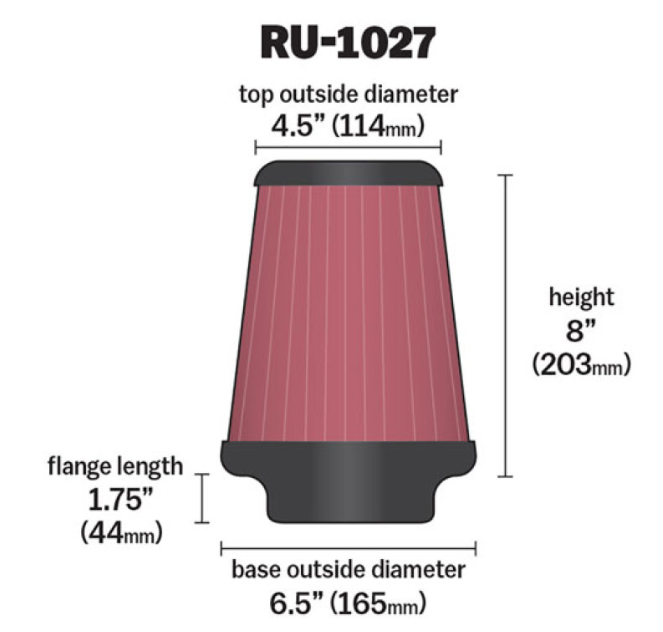 Porsche High-Flow Air Filter