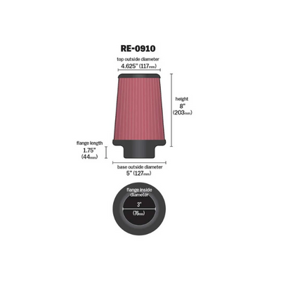 Porsche High-Flow Air Filter