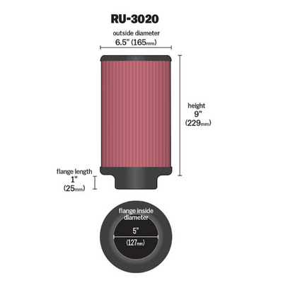 Porsche High-Flow Air Filter