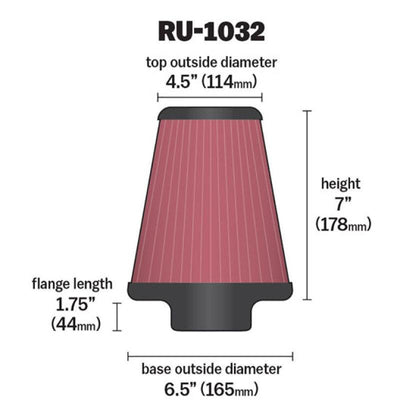 Porsche High-Flow Clamp-On Air Filter